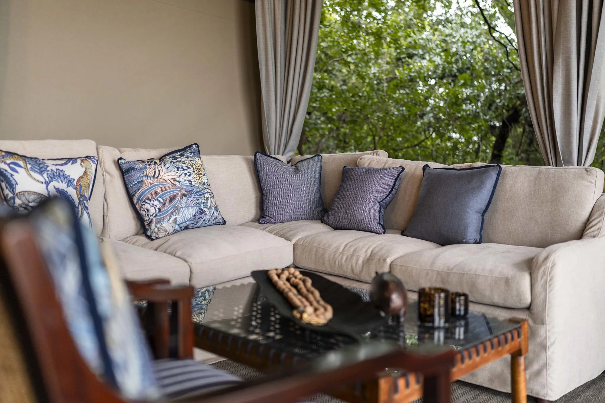 Main Area at Shinde, Okavango Delta, Botswana.