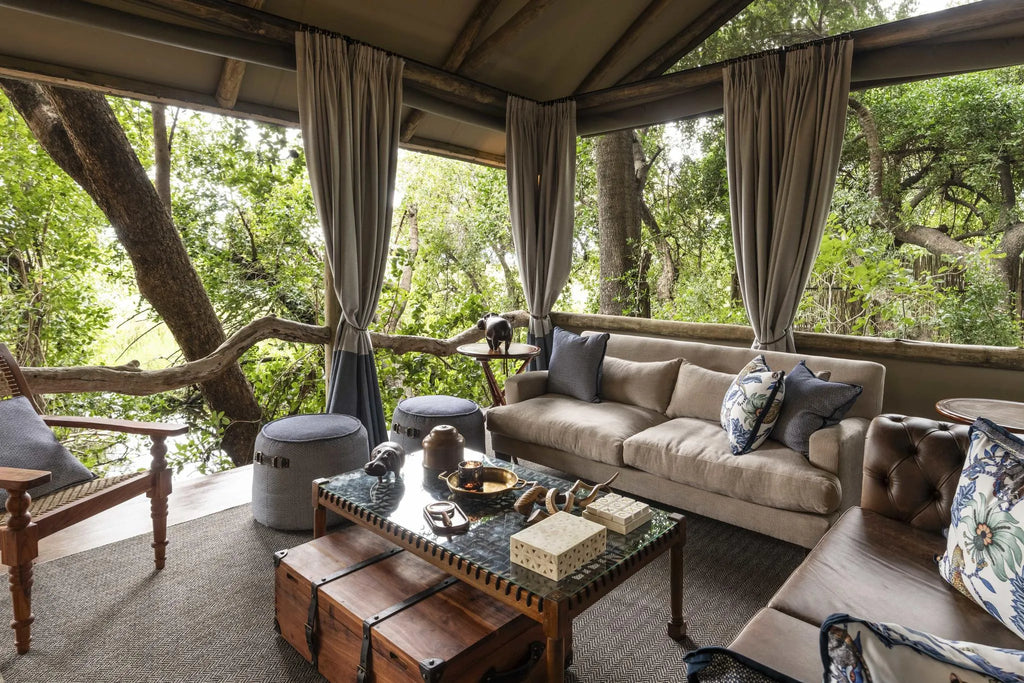 Main area at Shinde, Okavango Delta, Botswana.