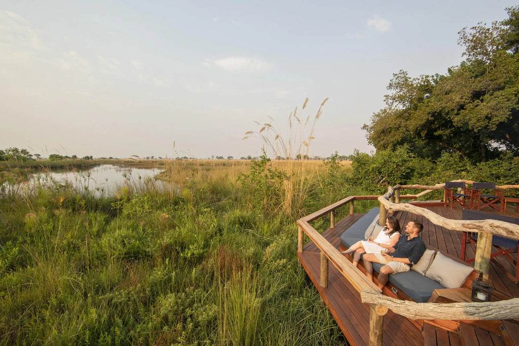 Main Area at Shinde, Okavango Delta, Botswana.