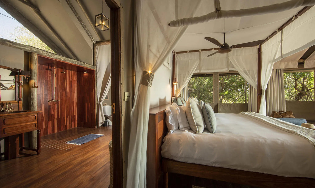 Shinde Tent at Shinde, Okavango Delta, Botswana.
