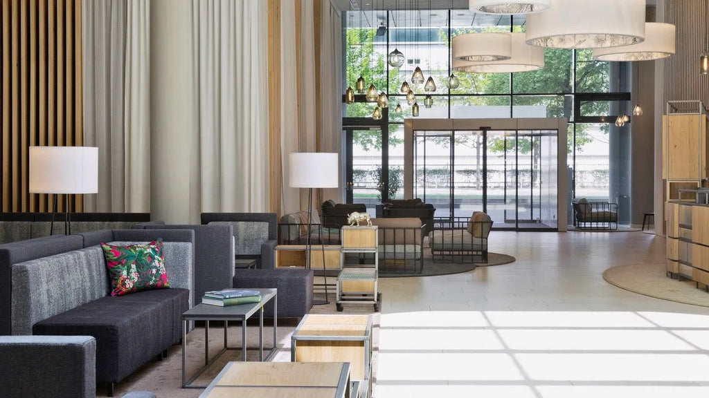 Lobby at Courtyard by Marriott Vienna Prater/Messe, Vienna, Austria.