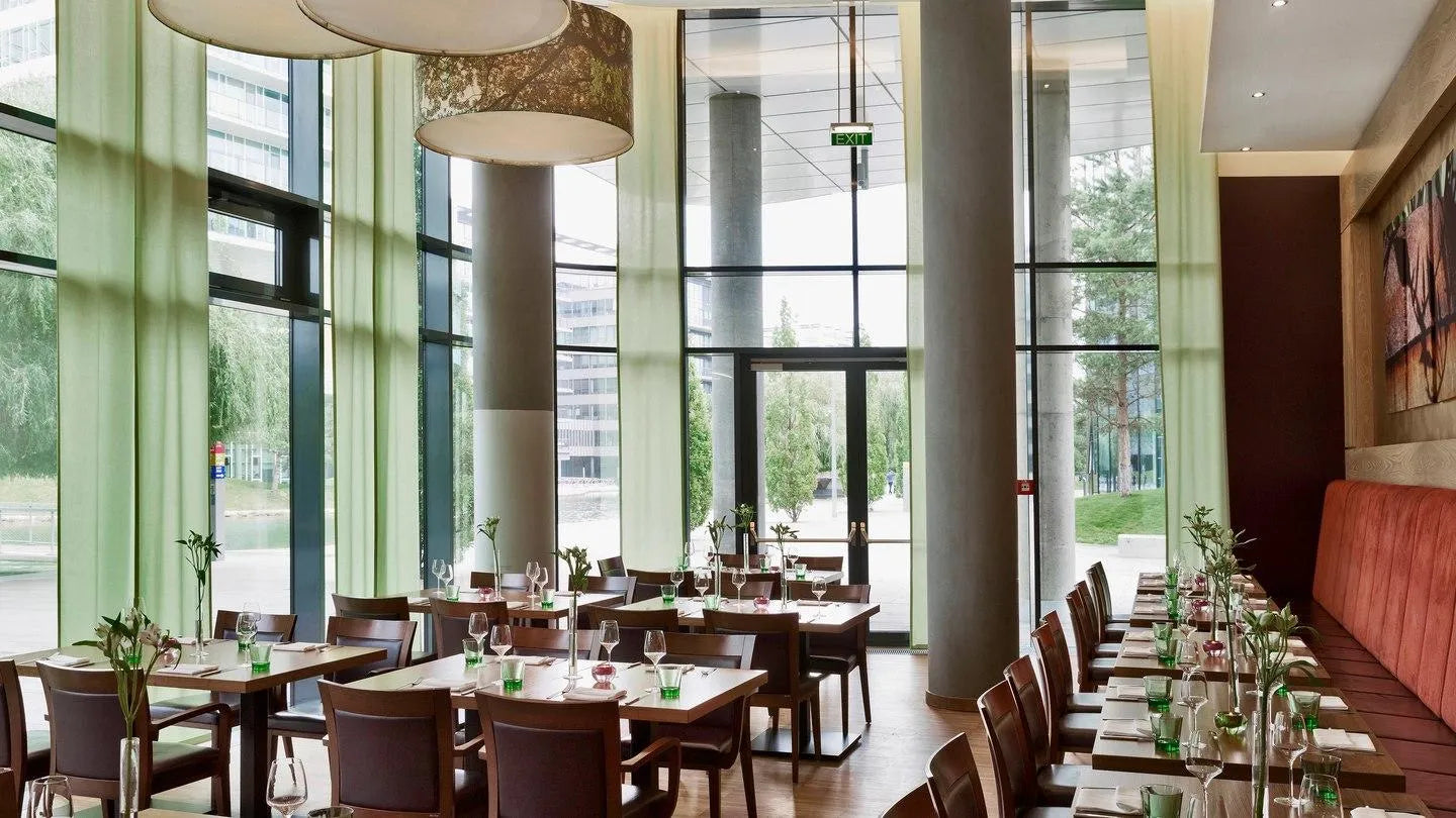 Grü Lounge at Courtyard by Marriott Vienna Prater/Messe, Vienna, Austria.