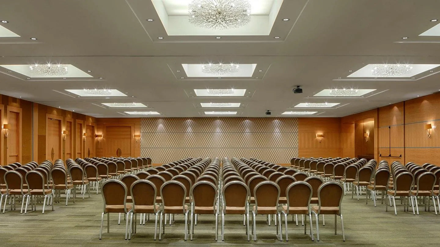 Ballroom at Sheraton Brussels Airport Hotel, Brussels, Belgium.