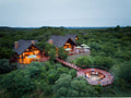Drone image of the main lodge