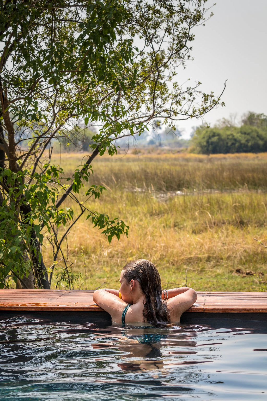 Amber River Camp at Amber River Camp, Okavango Delta, Botswana.