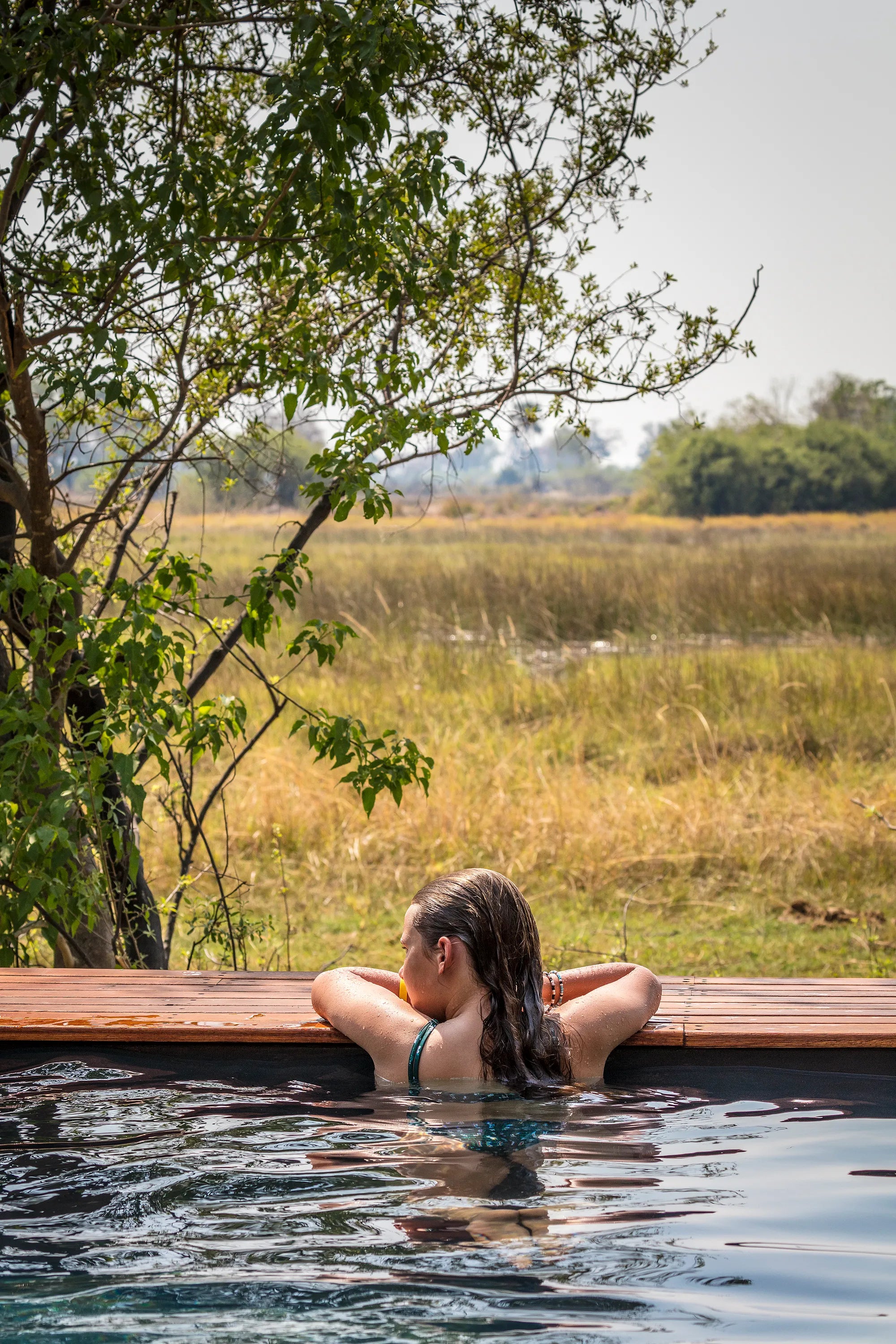 Amber River Camp at Amber River Camp, Okavango Delta, Botswana.