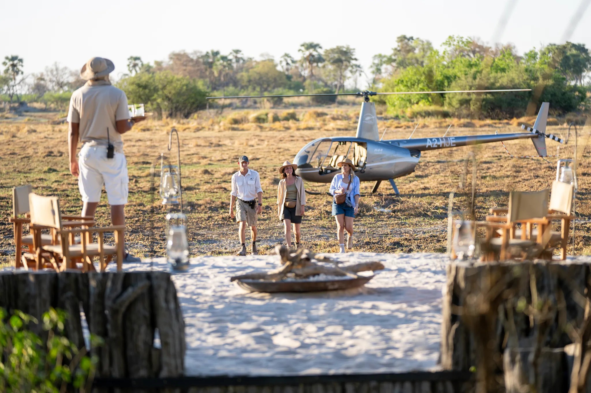 Amber River Camp at Amber River Camp, Okavango Delta, Botswana.