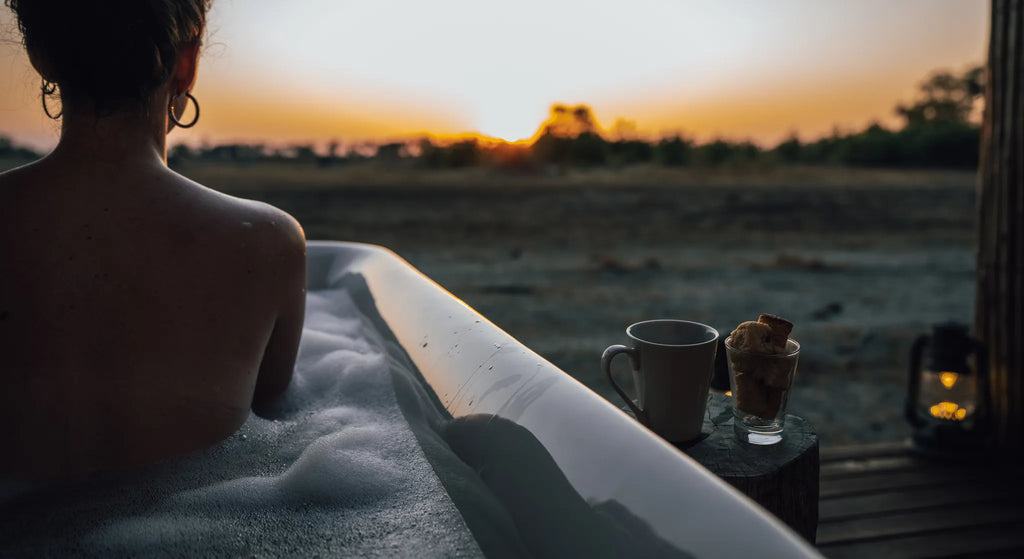 Amber River Camp at Amber River Camp, Okavango Delta, Botswana.