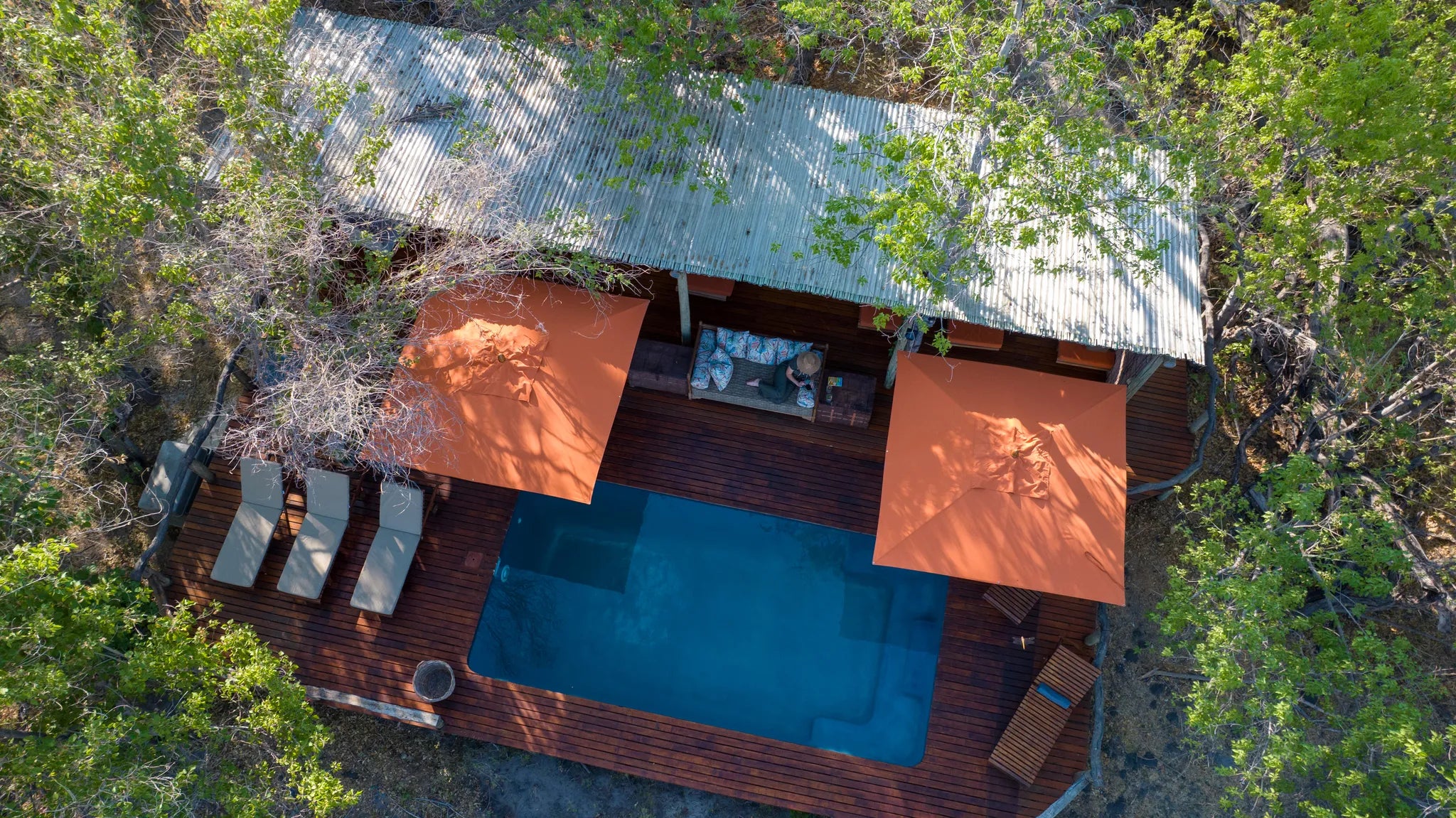 Amber River Camp at Amber River Camp, Okavango Delta, Botswana.