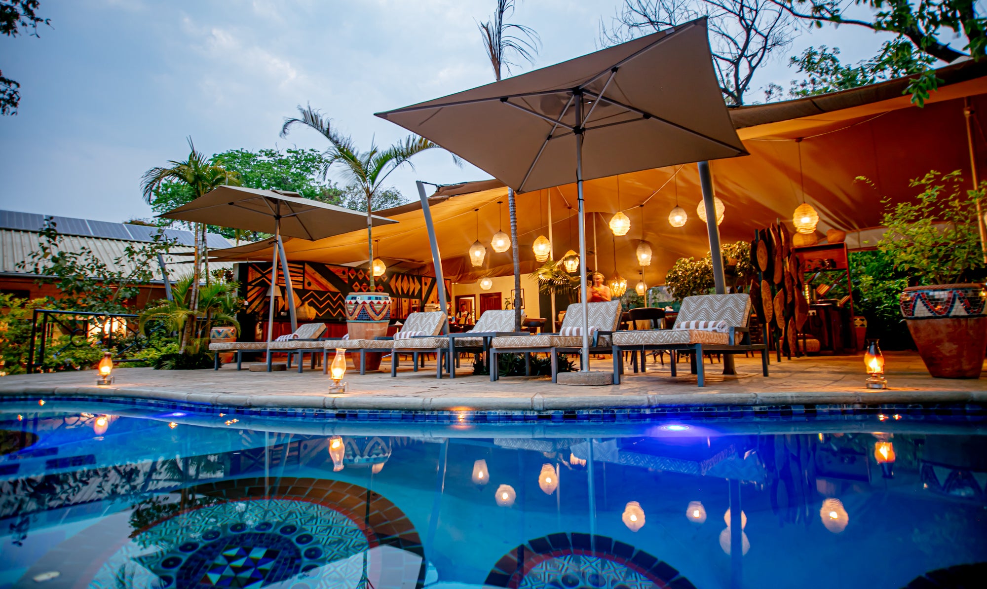 Pool area
