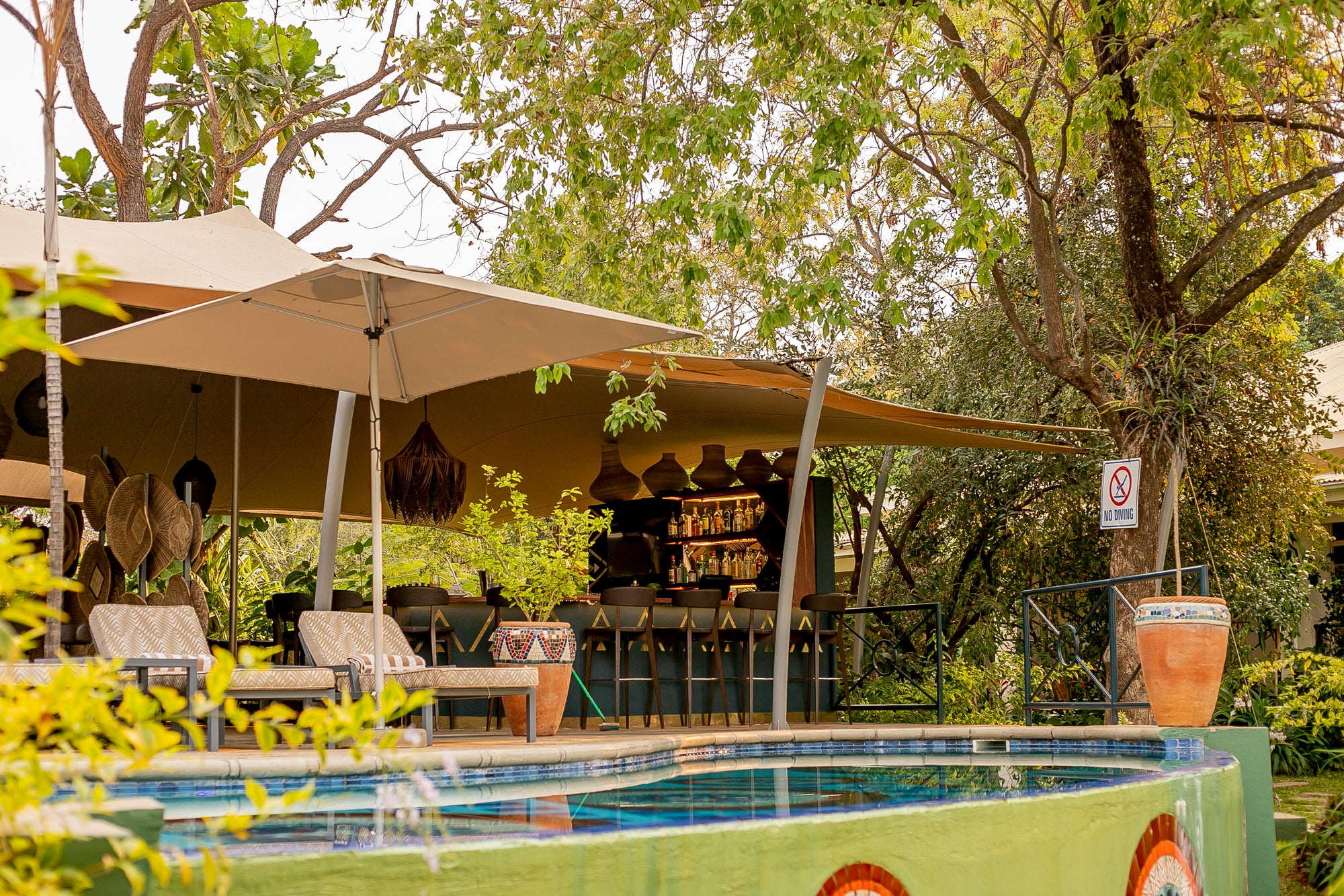 Pool and Bar area