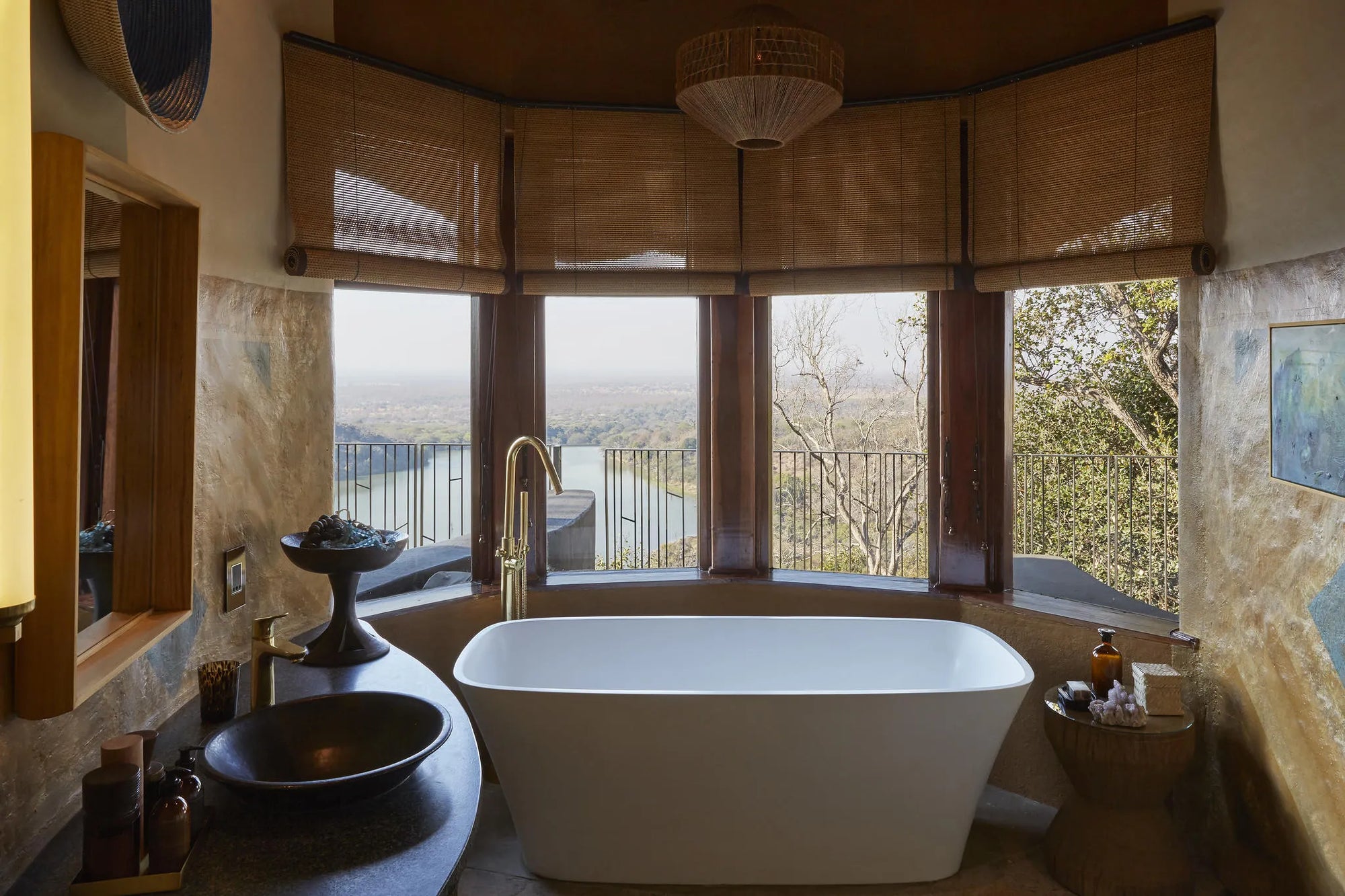 Singita Malilangwe House at Singita Malilangwe House, Malilangwe Wildlife Reserve, Zimbabwe.