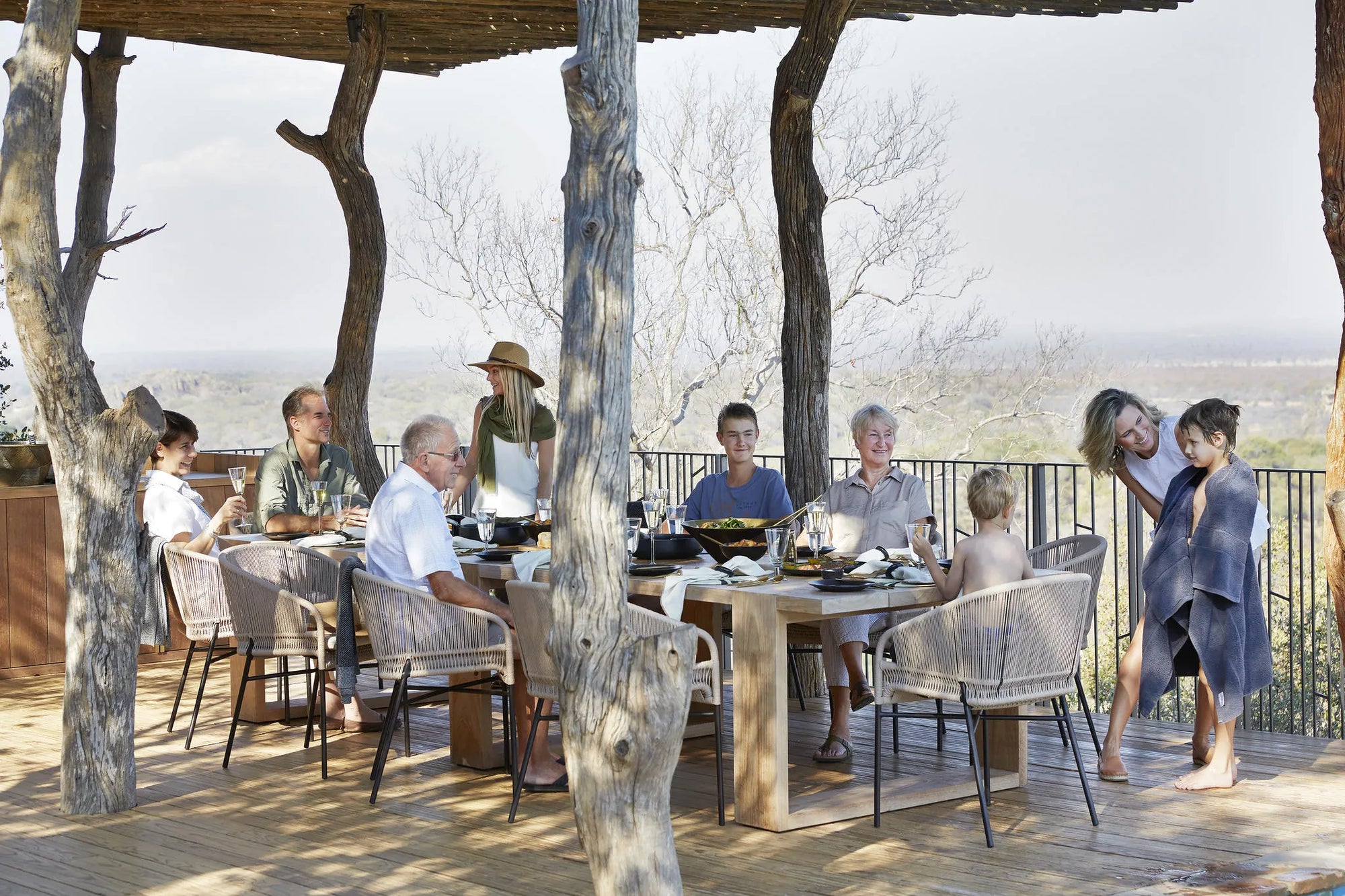 Singita Malilangwe House at Singita Malilangwe House, Malilangwe Wildlife Reserve, Zimbabwe.