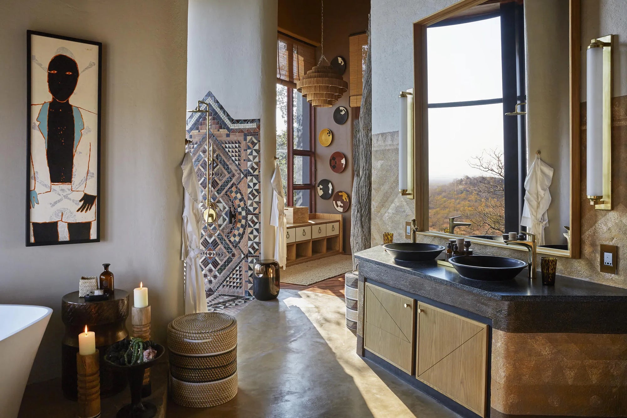 Singita Malilangwe House at Singita Malilangwe House, Malilangwe Wildlife Reserve, Zimbabwe.