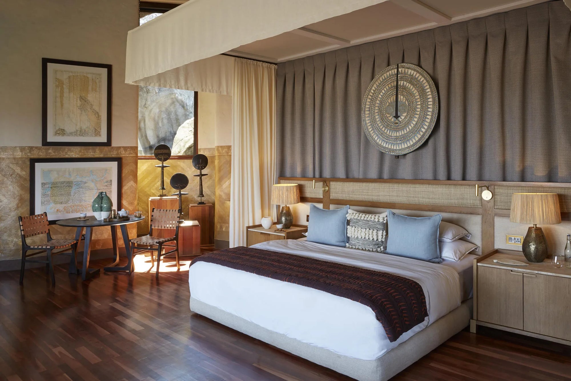 Singita Malilangwe House at Singita Malilangwe House, Malilangwe Wildlife Reserve, Zimbabwe.
