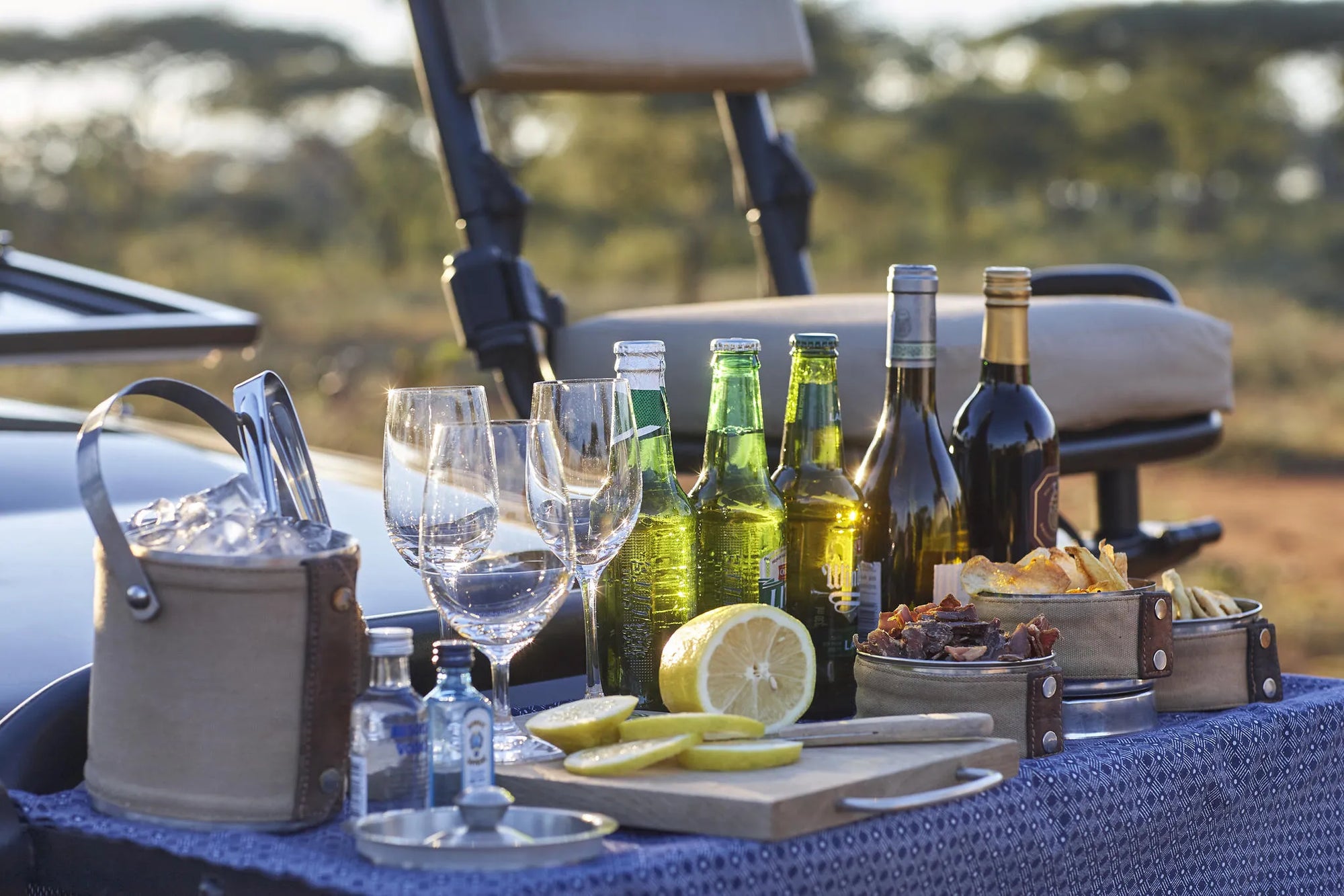 Singita Game Drive Snacks at Singita Malilangwe House, Malilangwe Wildlife Reserve, Zimbabwe.