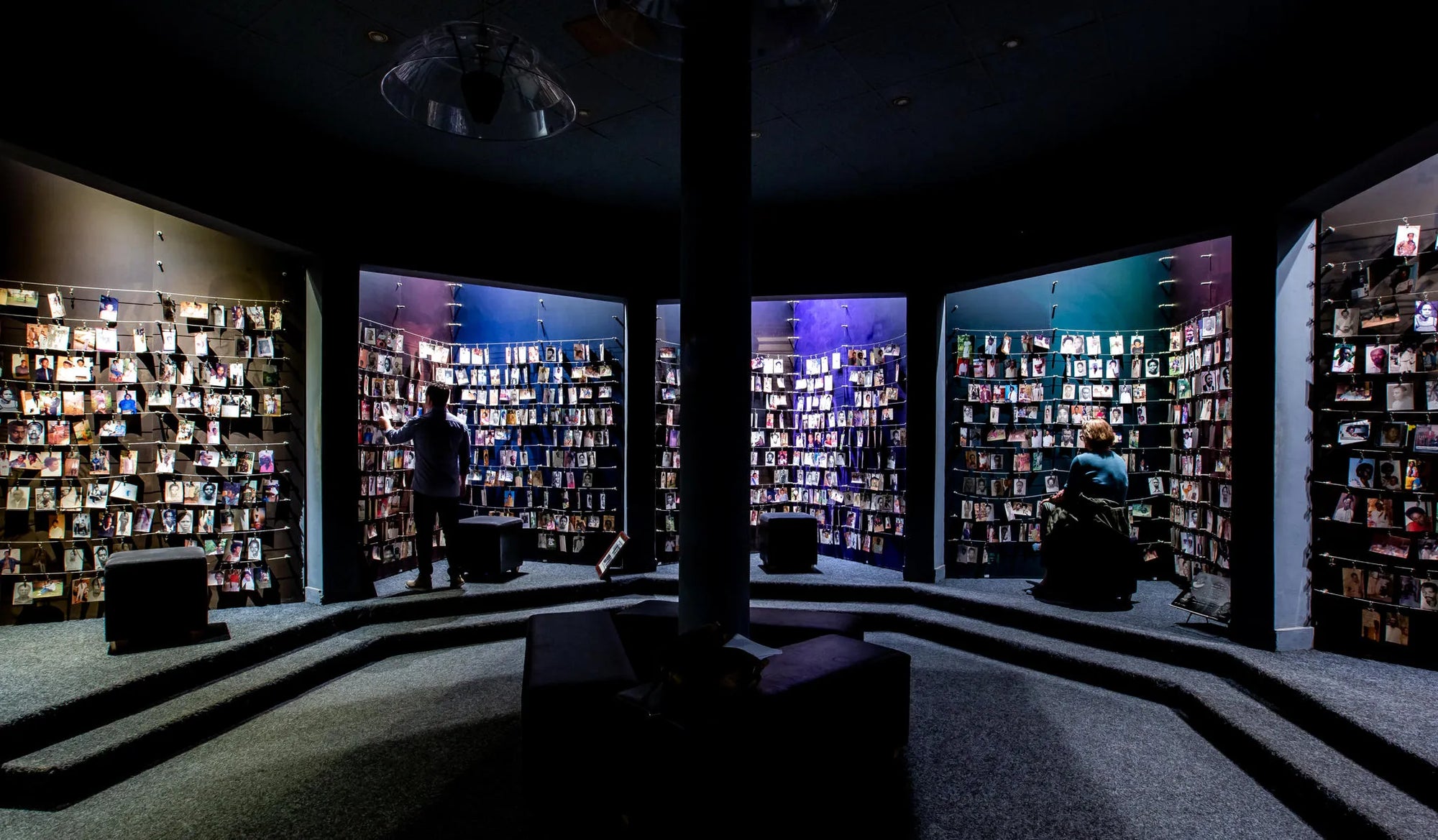 Kigali Genocide Memorial Museum at Singita Kataza House, Volcanoes National Park, Rwanda.
