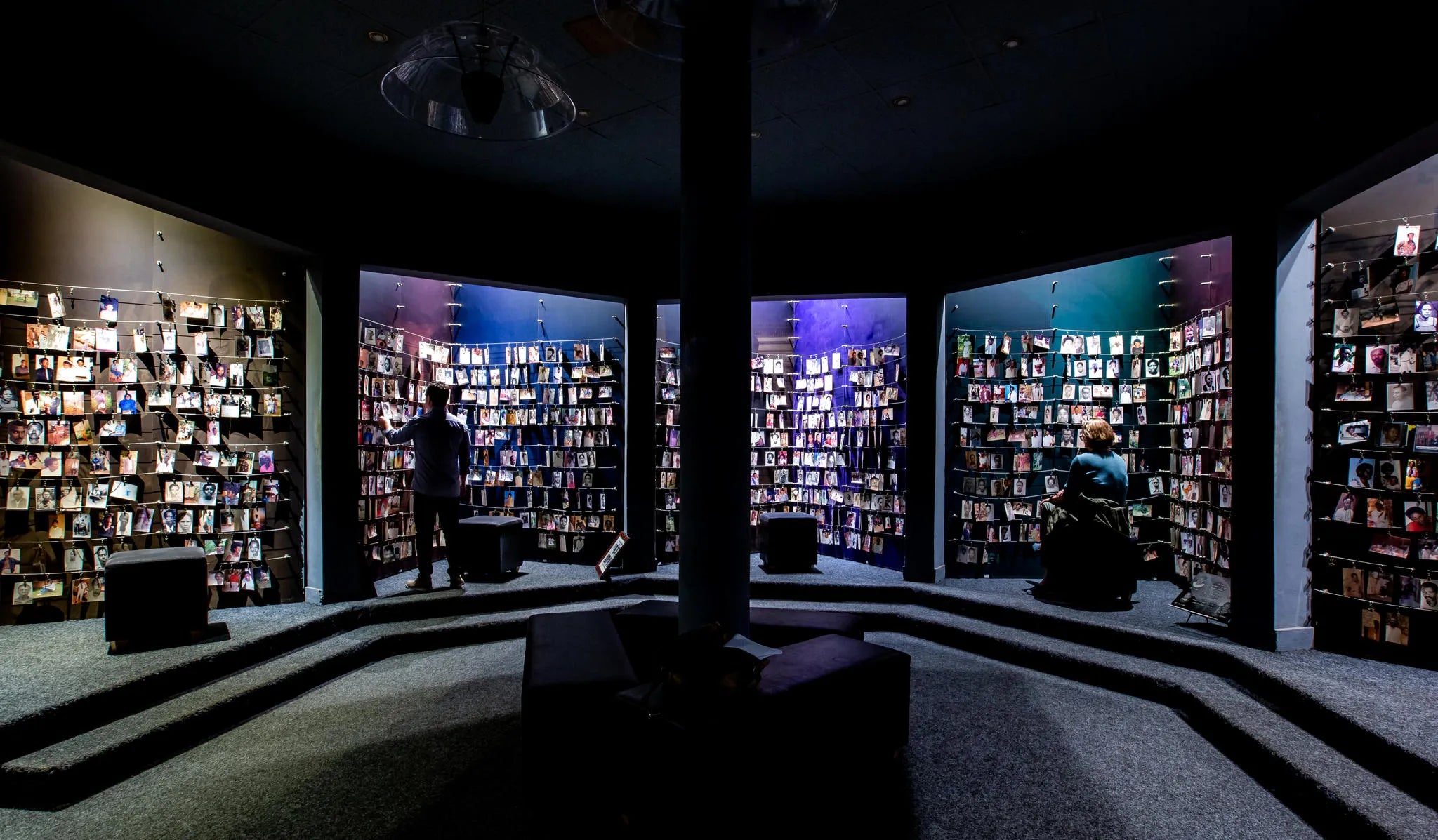Kigali Genocide Memorial Museum at Singita Kataza House, Volcanoes National Park, Rwanda.