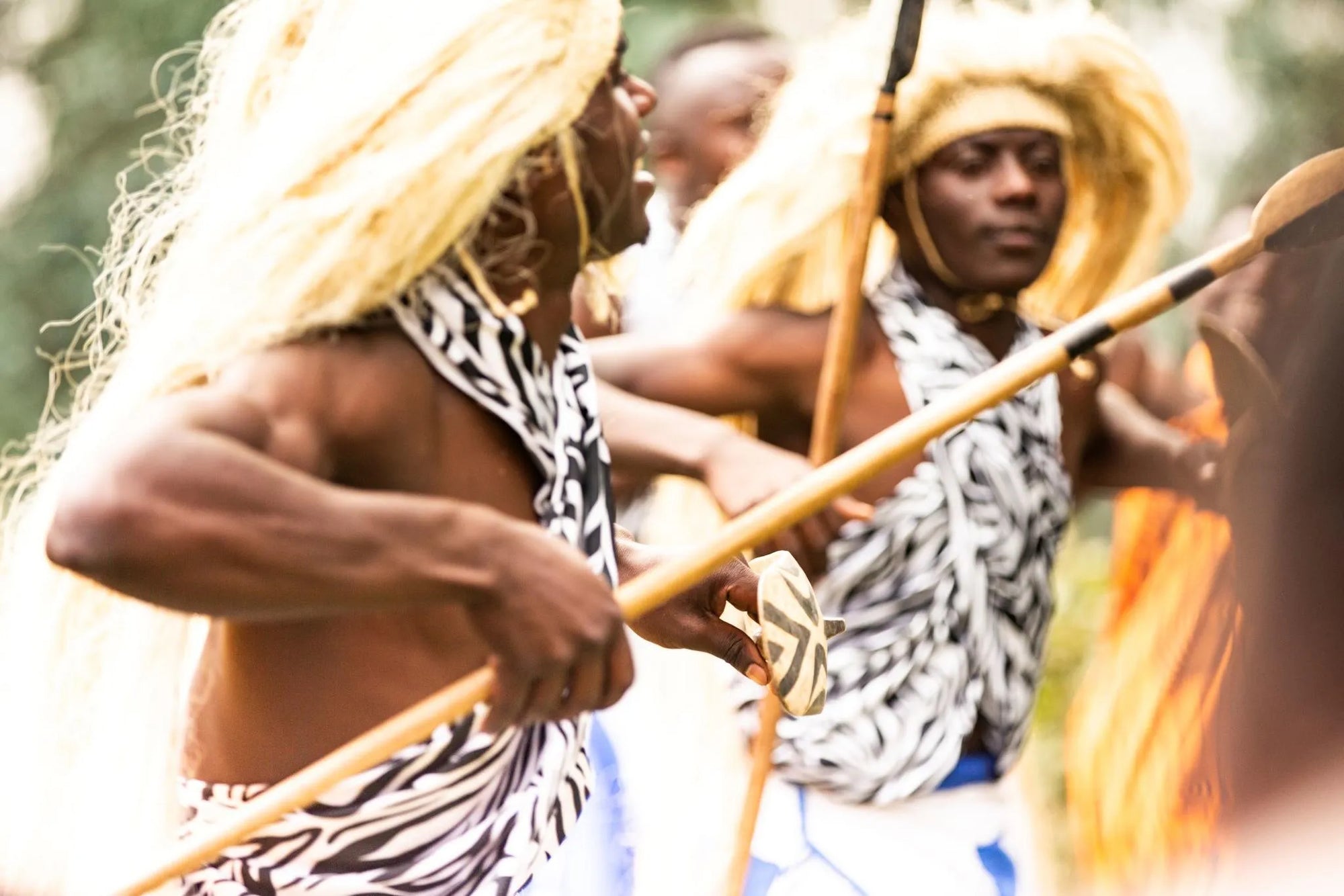 Singita Volcanoes National Park - Local Dancers at Singita Kataza House, Volcanoes National Park, Rwanda.