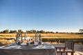 Romantic dining with a view