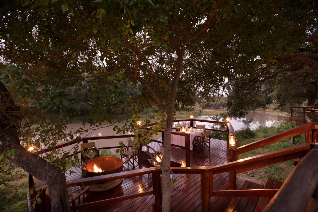 7. Signature - Hamiltons Tented Camp - Evening Deck View