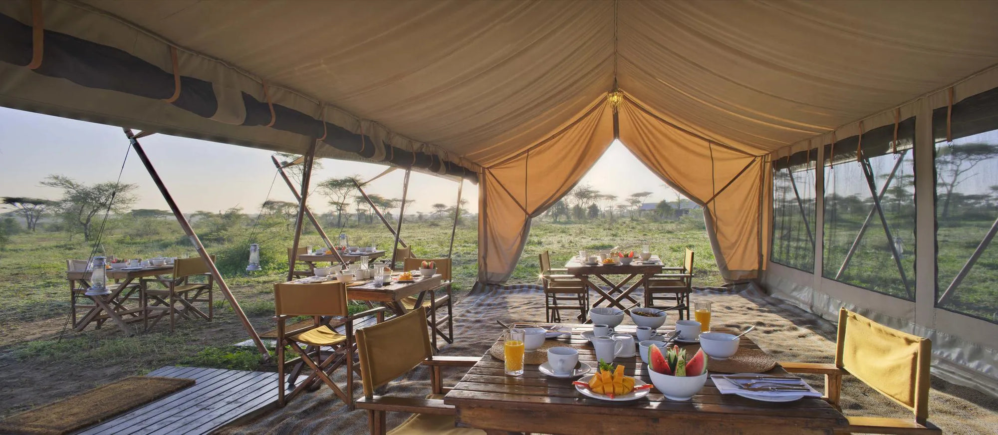 &Beyond Serengeti Under Canvas at andBeyond Serengeti Under Canvas Ndutu area, Southern Serengeti, Tanzania.