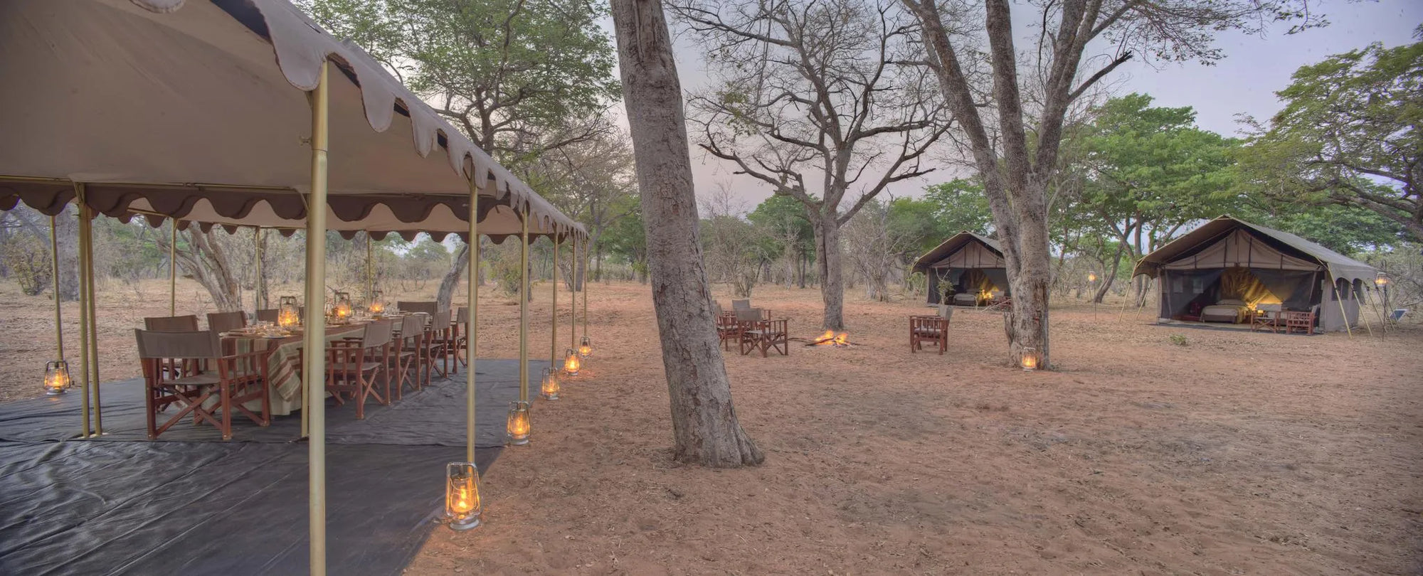 Chobe Under Canvas at andBeyond Chobe Under Canvas, Chobe National Park, Botswana.