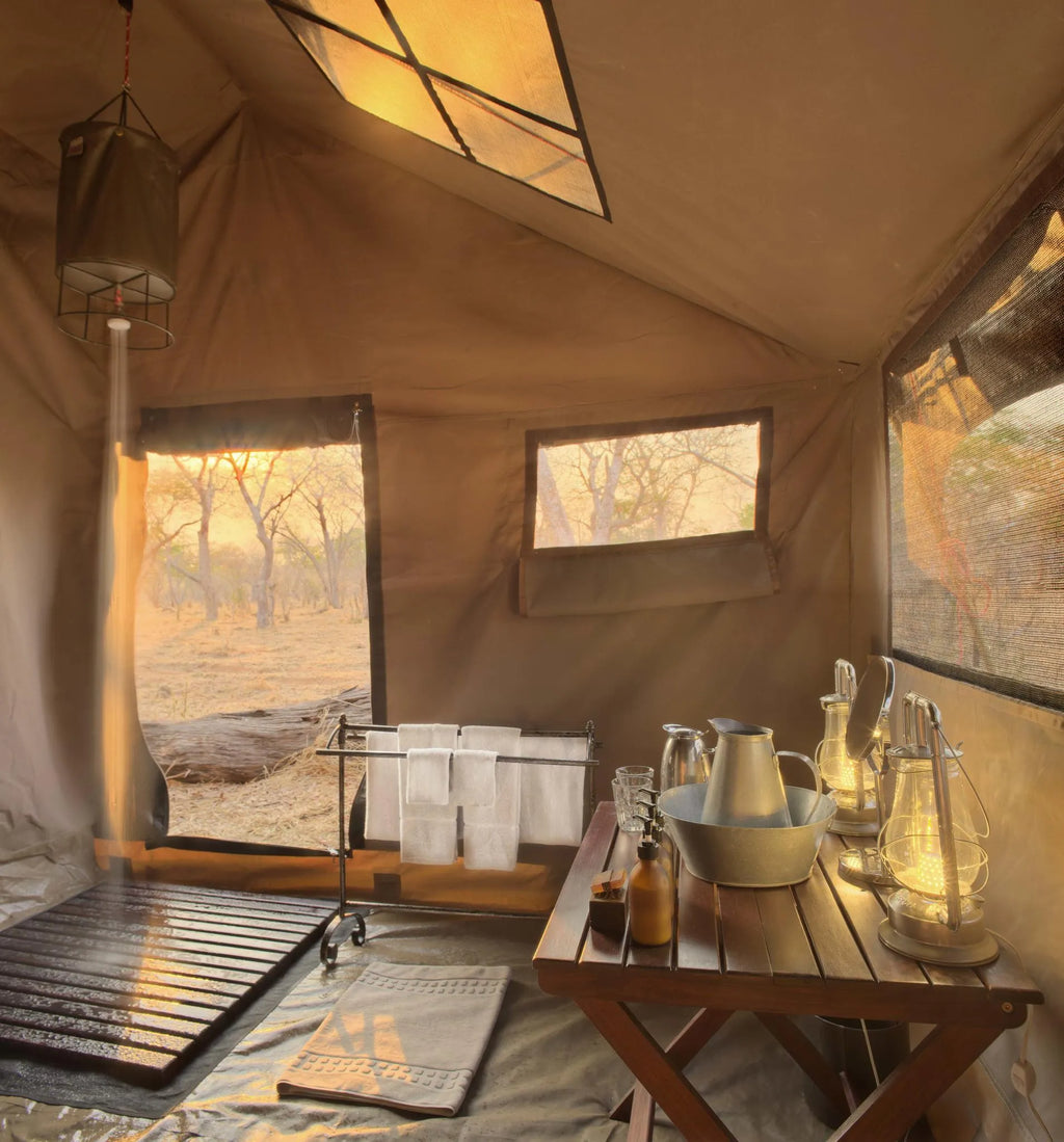 Chobe Under Canvas at andBeyond Chobe Under Canvas, Chobe National Park, Botswana.