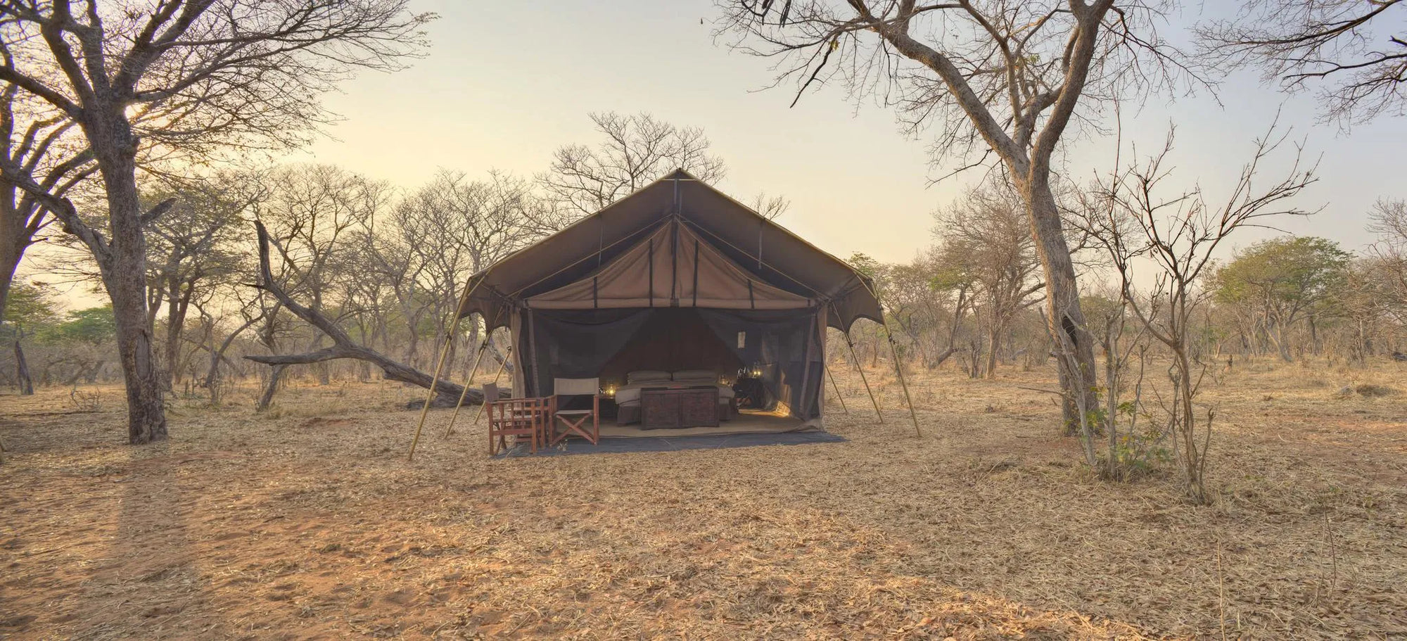 Chobe Under Canvas at andBeyond Chobe Under Canvas, Chobe National Park, Botswana.