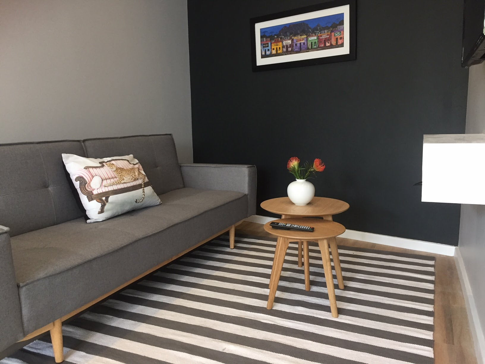 Sofa bed with TV