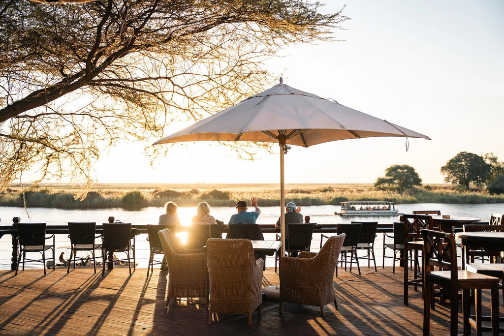 Monkey Bar at The Chobe Safari Lodge, Kasane, Botswana.