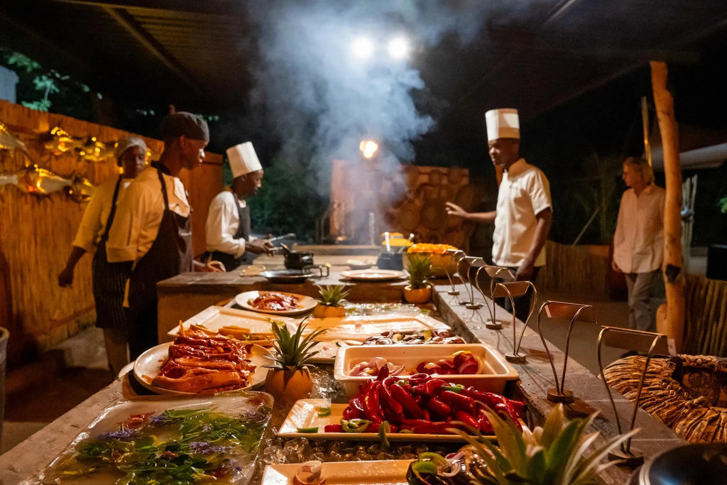 Sedudu Bar & Grill at The Chobe Safari Lodge, Kasane, Botswana.