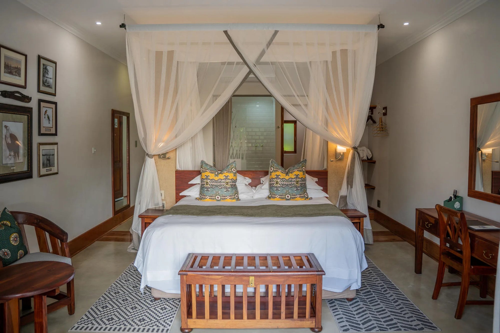 Luxury Safari rooms at The Chobe Safari Lodge, Kasane, Botswana.
