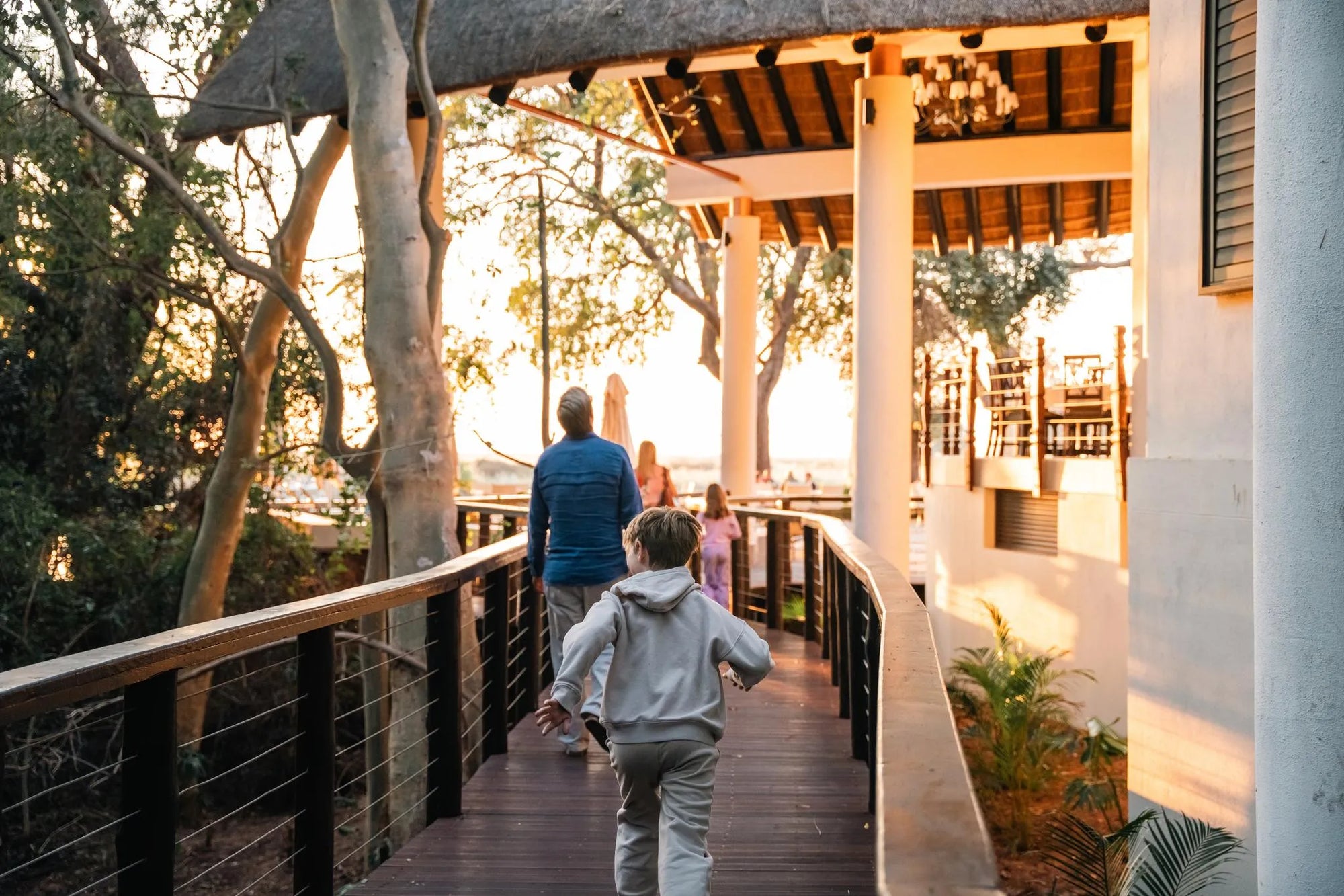 Family friendly at The Chobe Safari Lodge, Kasane, Botswana.