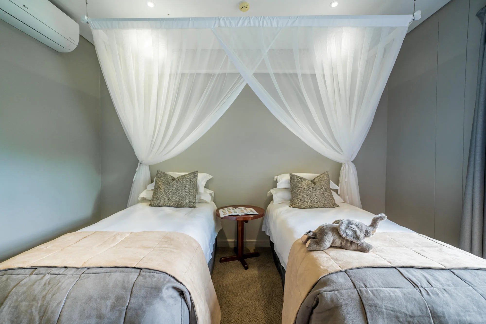 Family rooms at The Chobe Safari Lodge, Kasane, Botswana.