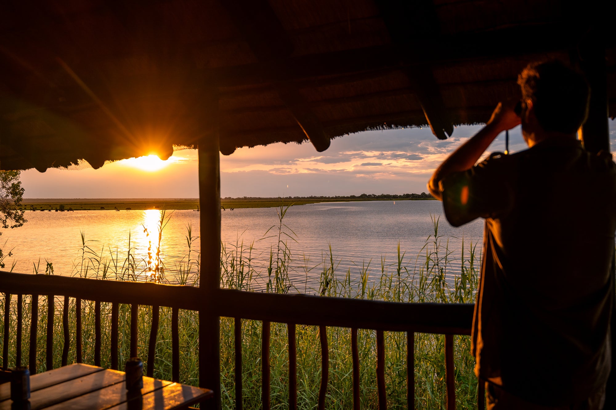 The Chobe Safari Lodge : Sedudu Sunset Bar