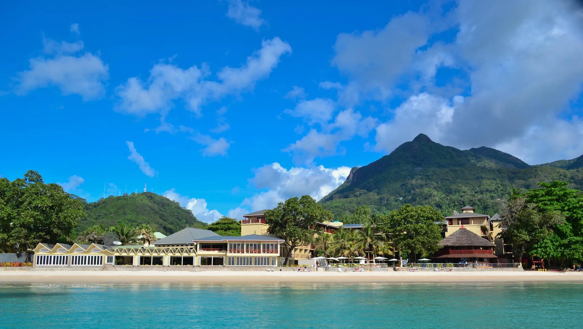 Coral Strand Smart Choice Hotel - Exterior View at Coral Strand Smart Choice, Mahe Island, Seychelles.