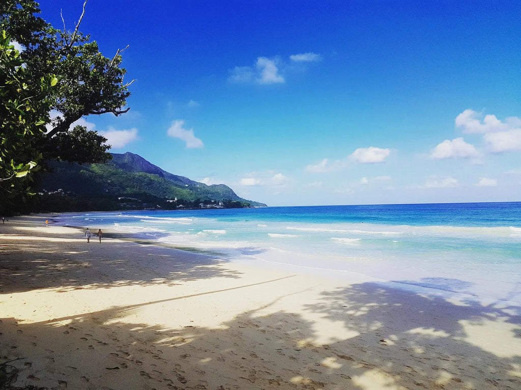 Coral Strand Smart Choice Hotel - Beau Vallon Beach at Coral Strand Smart Choice, Mahe Island, Seychelles.