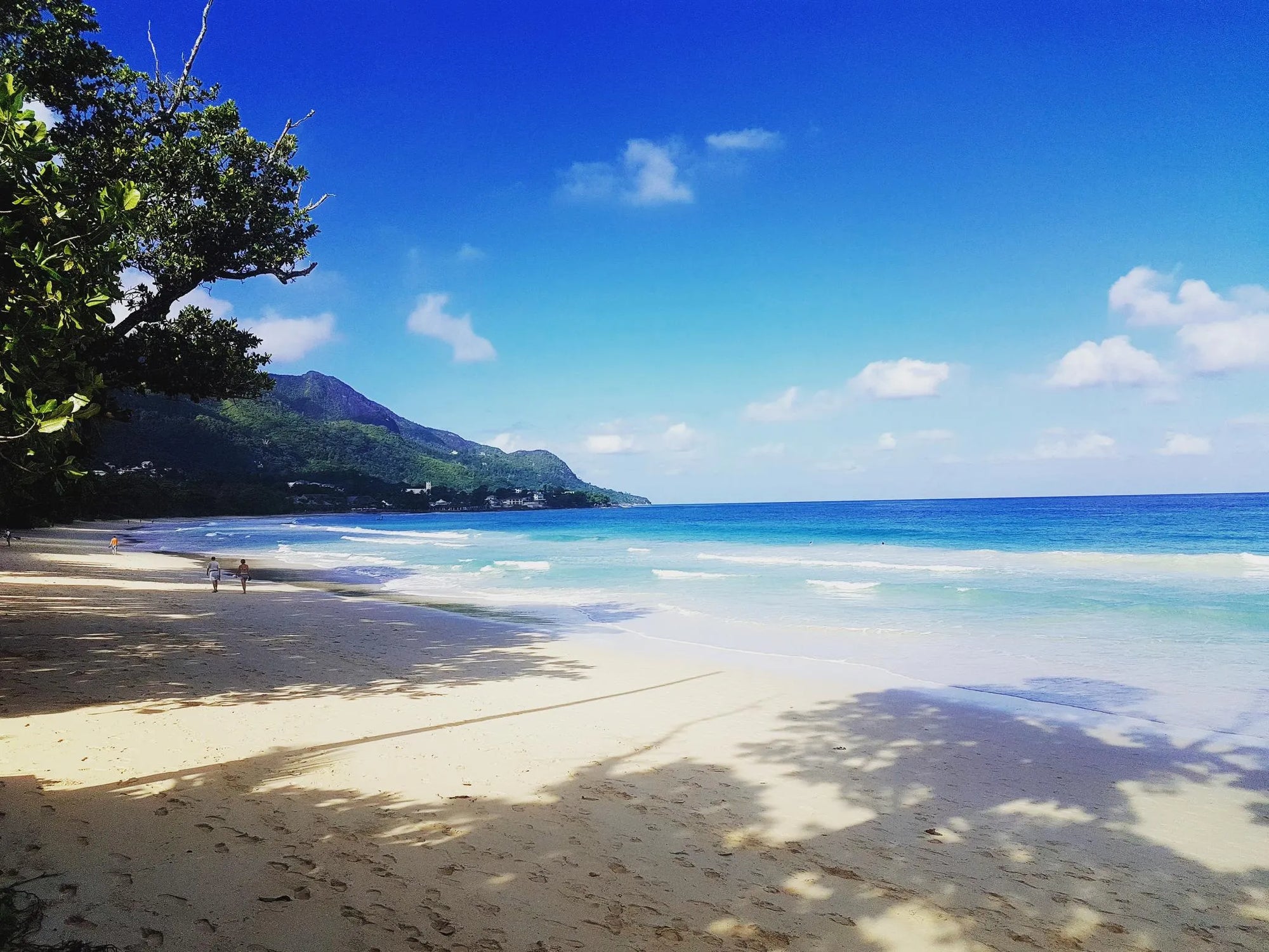 Coral Strand Smart Choice Hotel - Beau Vallon Beach at Coral Strand Smart Choice, Mahe Island, Seychelles.