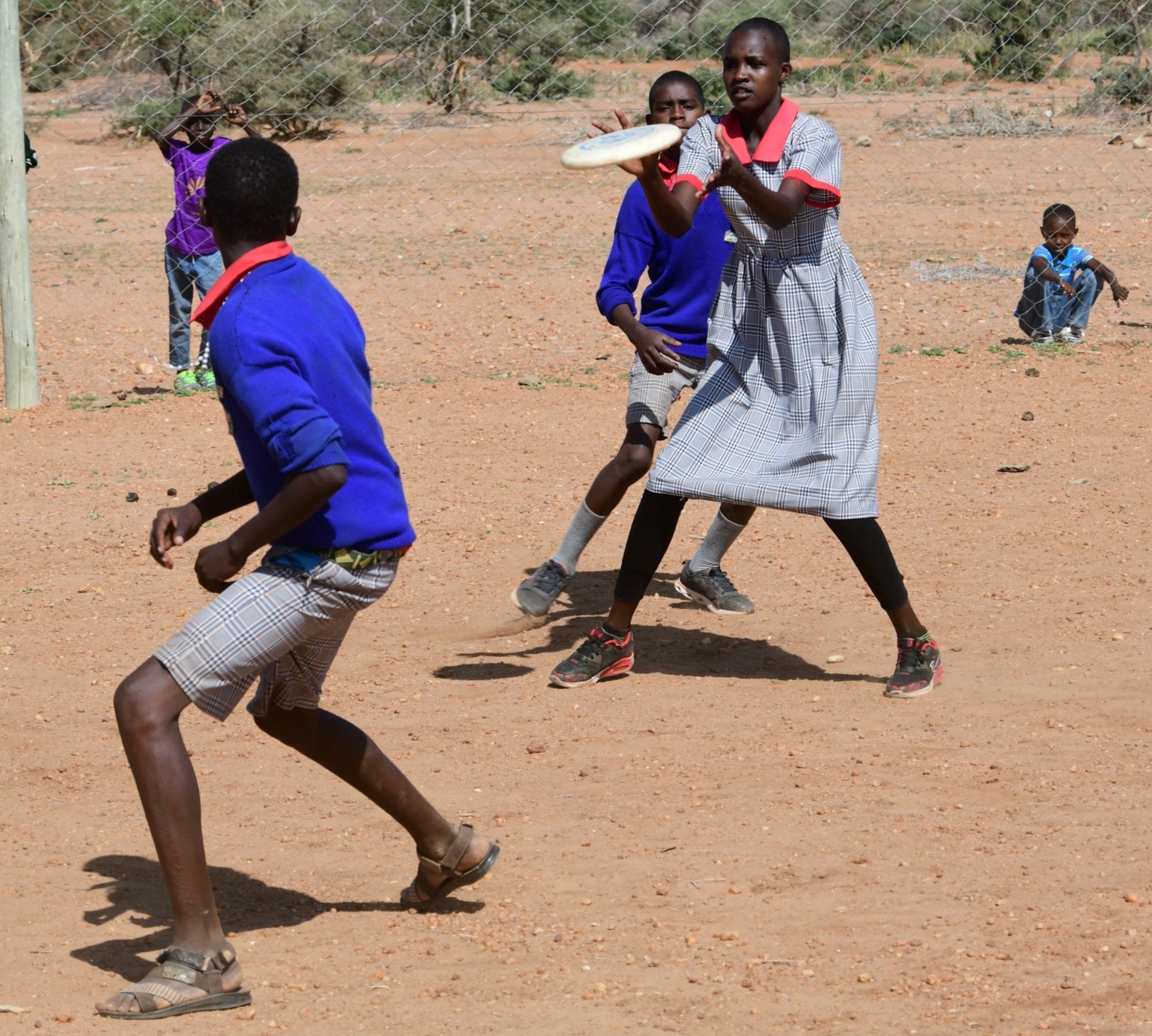 Manyatta Visit & Masai Ultimate Frisbee