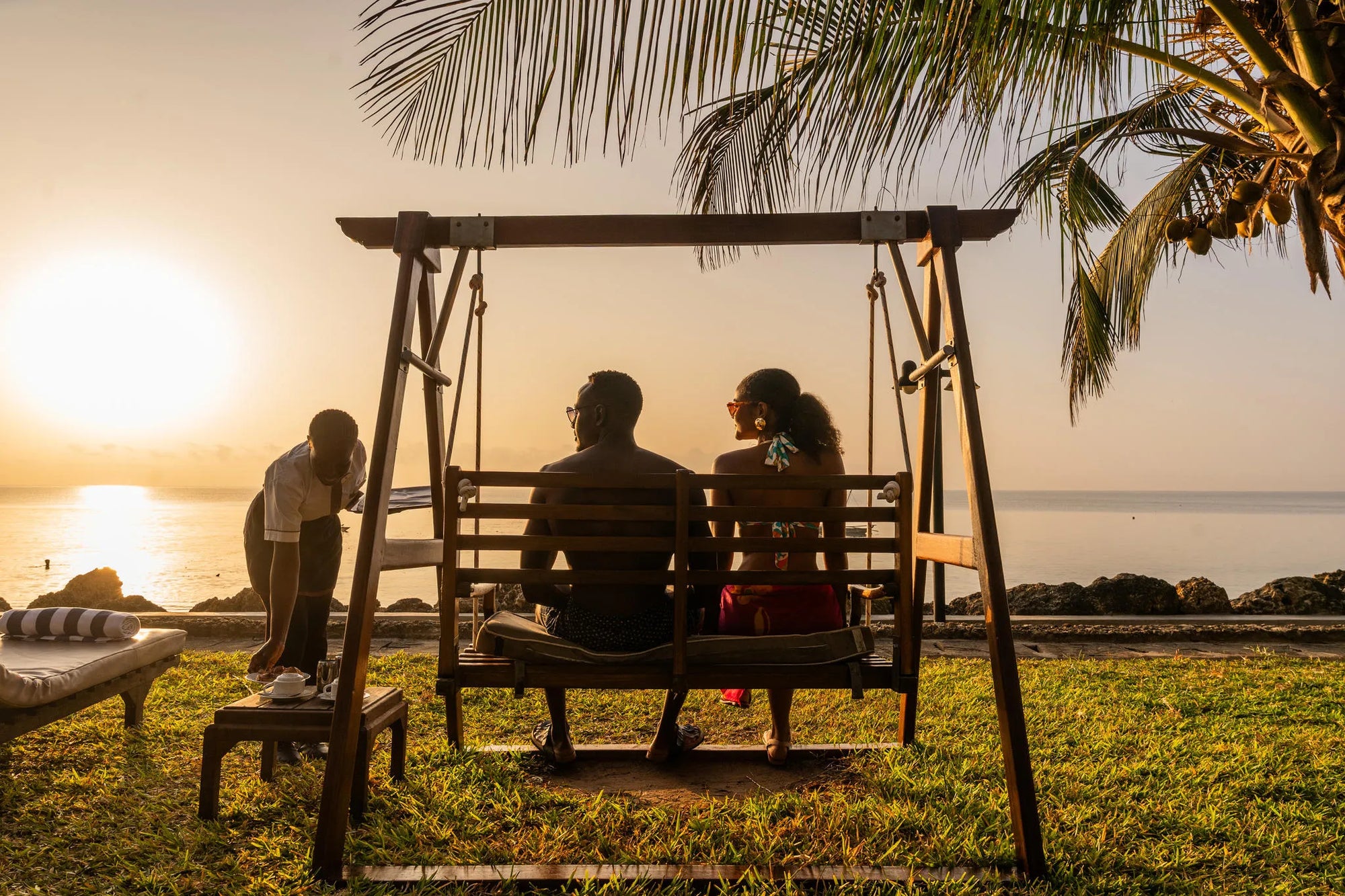 Swing Bar at Severin Sea Lodge, Bamburi, Kenya.
