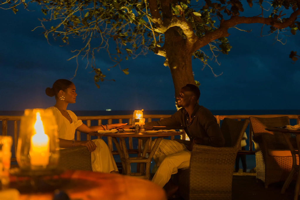 Restaurant at Severin Sea Lodge, Bamburi, Kenya.