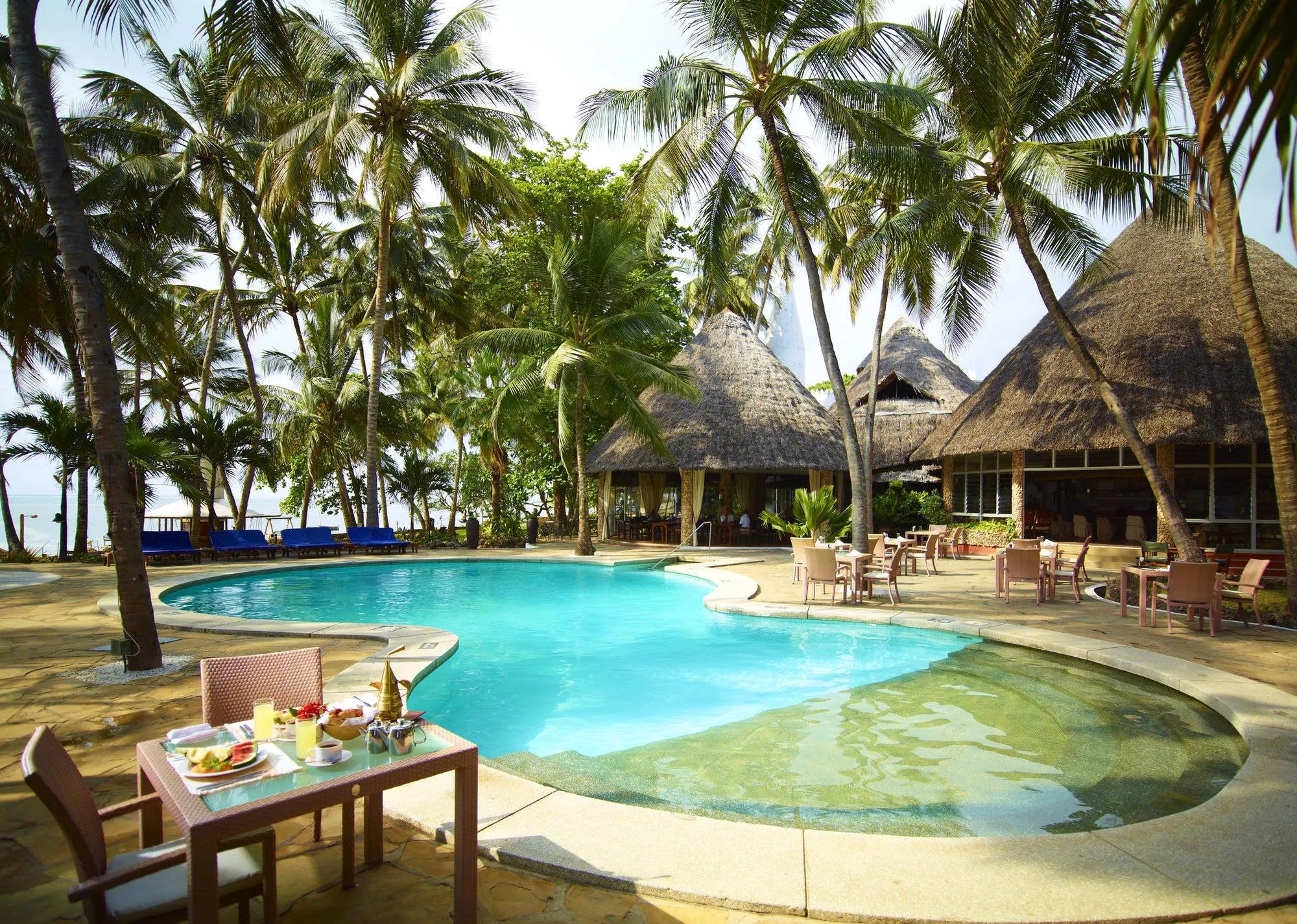 Safari Pool at Severin Sea Lodge, Bamburi, Kenya.