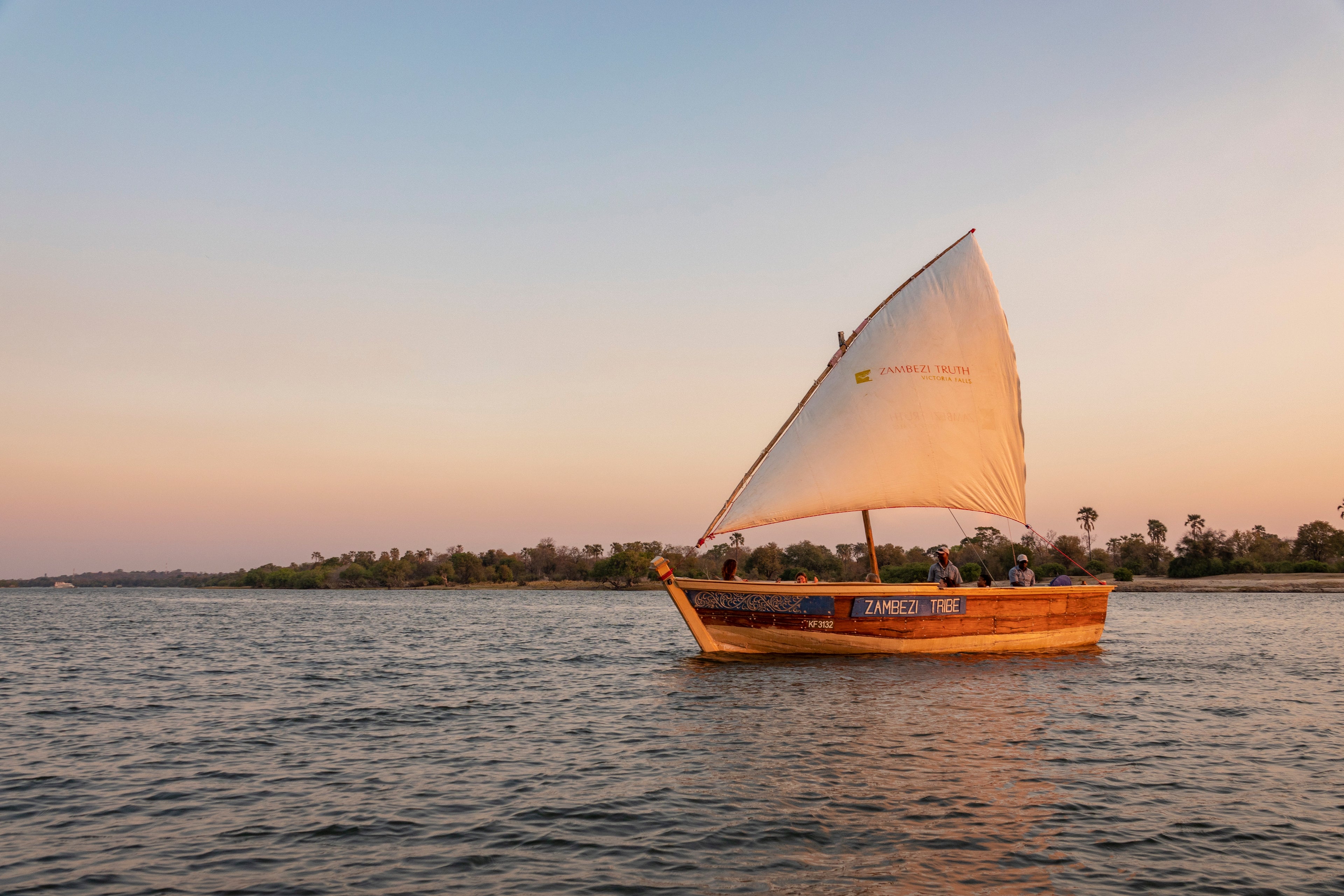 sailing on the Zambezi River
