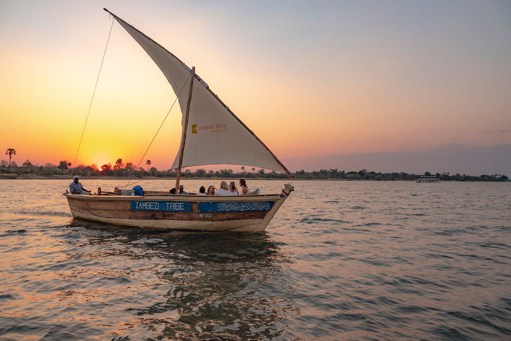 sailing on the Zambezi River