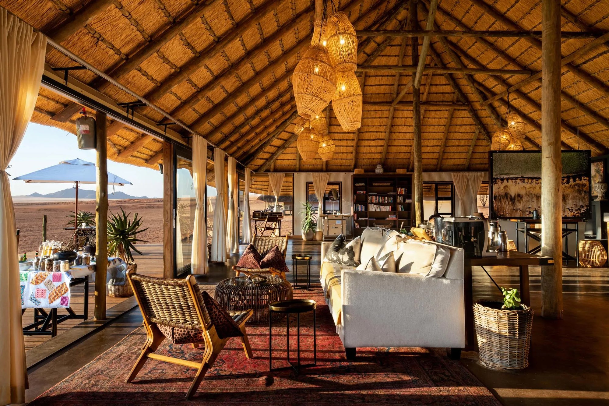 Camp Interior at Kwessi Dunes, NamibRand Nature Reserve, Namibia.