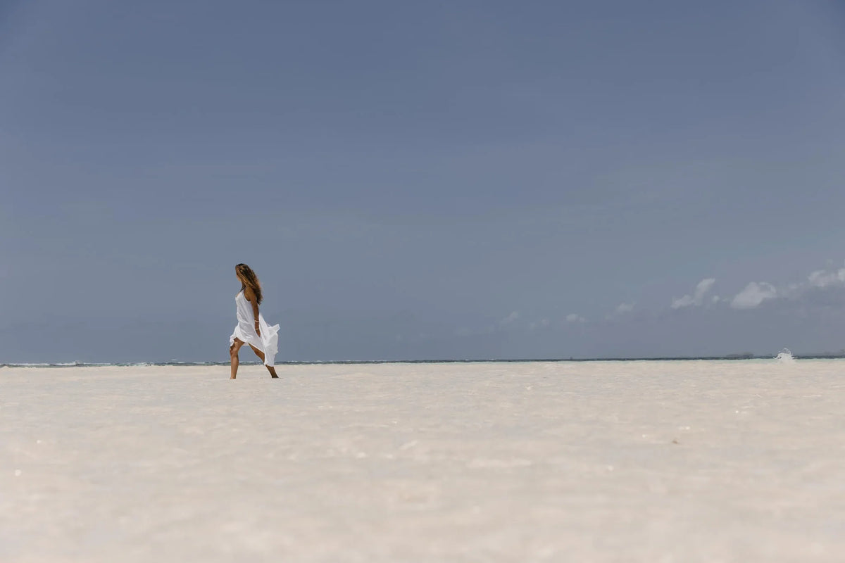Beach walk at Hemingways Watamu, Watamu, Kenya.