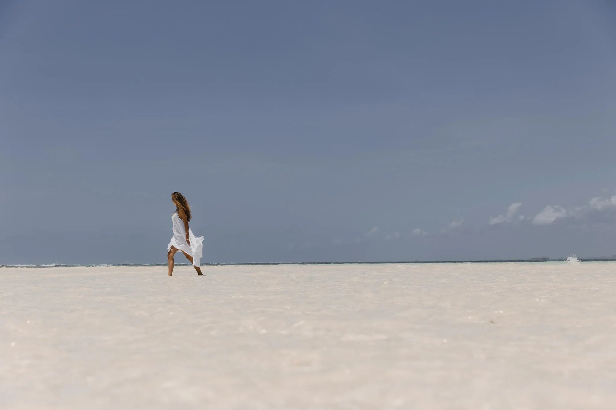 Beach walk at Hemingways Watamu, Watamu, Kenya.