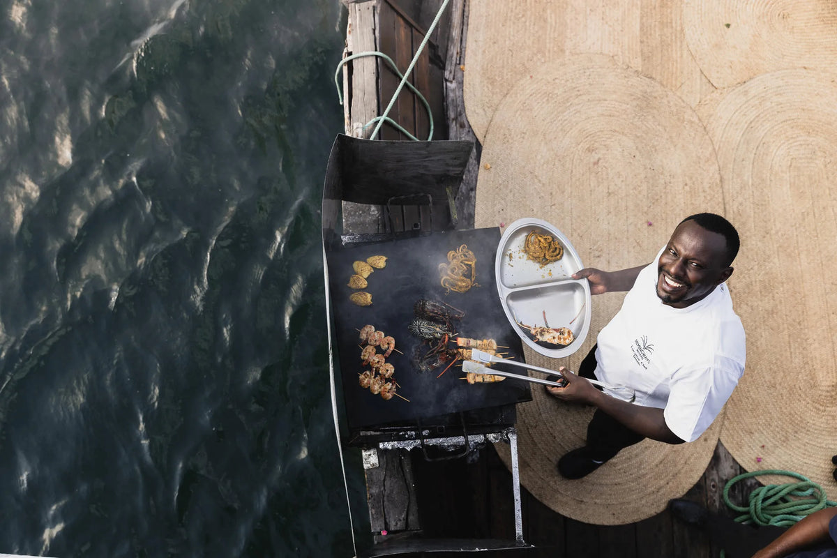 Dining on Dhow Cruise at Hemingways Watamu, Watamu, Kenya.