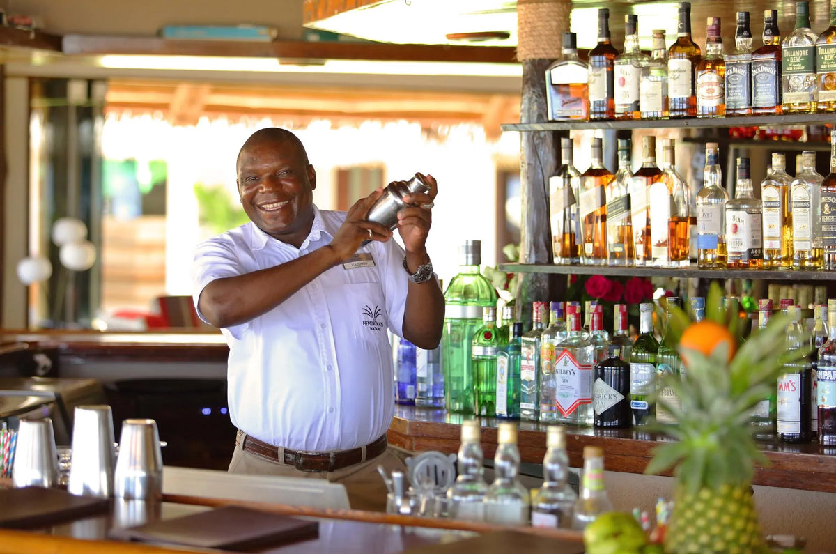 Hemingways Bar at Hemingways Watamu, Watamu, Kenya.